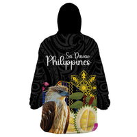 Kadayawan Philippines Wearable Blanket Hoodie Filipino Eagle Happy 39th Anniversary LT14 - Polynesian Pride