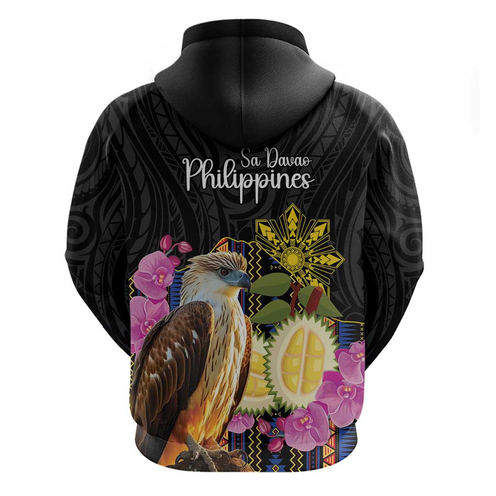 Kadayawan Philippines Zip Hoodie Filipino Eagle Happy 39th Anniversary LT14 - Polynesian Pride