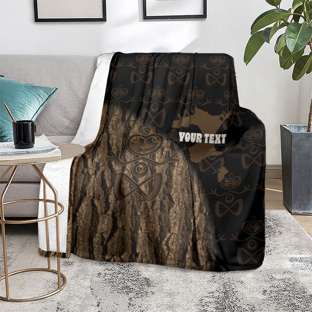 Moriori Kekoru New Zealand Personalised Blanket Kopi Rakau Carving Chatham Islands Map LT14 - Polynesian Pride
