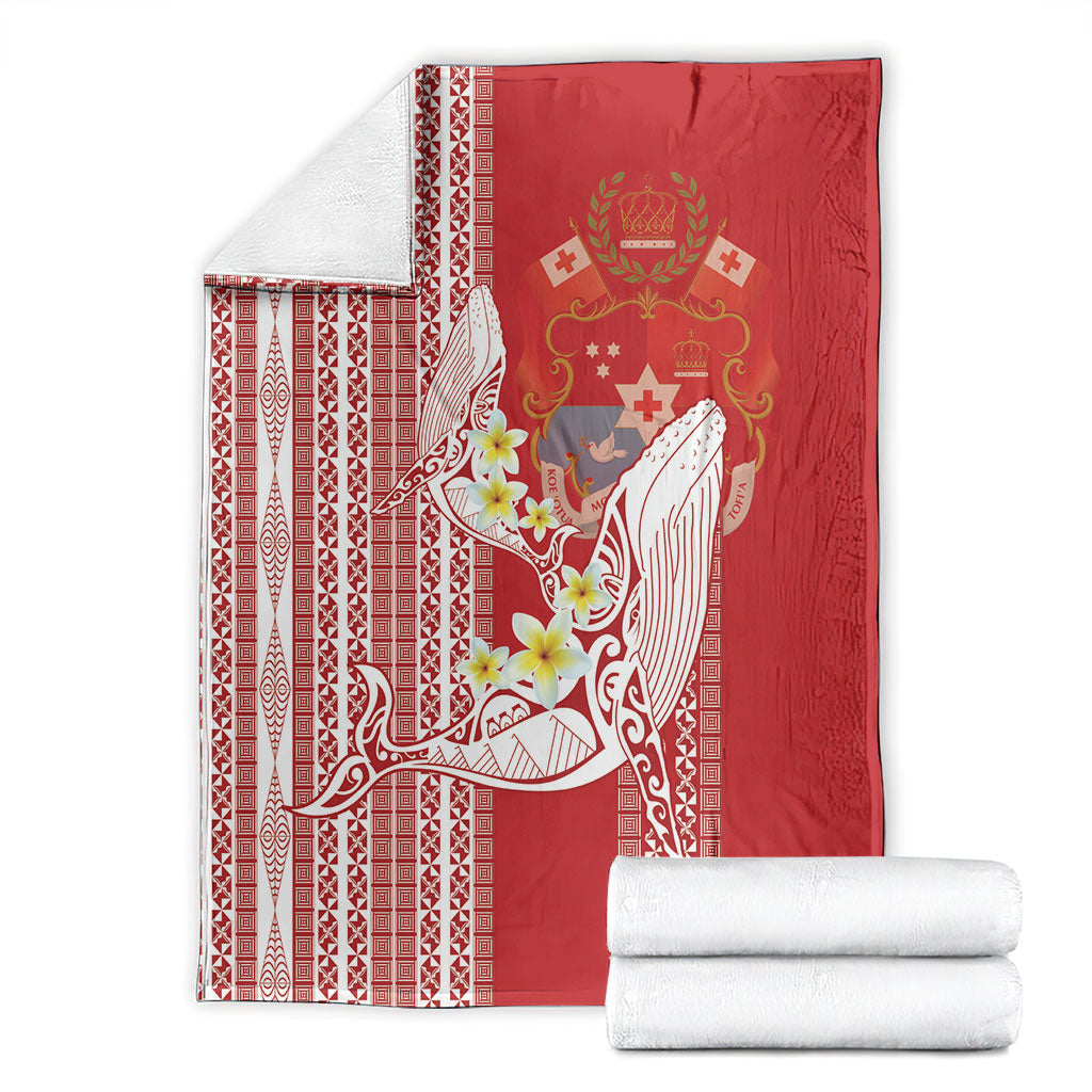 Swimming With Humpback Whales Season Tonga Blanket Tongan Tofuaa Ngatu Pattern Red LT14 - Polynesian Pride