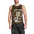 Gold New Zealand Eel Men Tank Top Aotearoa Maori Tuna With Kotiate Weapon