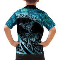 New Zealand Stingray Hawaiian Shirt Aotearoa Whai With Maori Paua Shell LT14 - Polynesian Pride