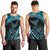 New Zealand Stingray Men Tank Top Aotearoa Whai With Maori Paua Shell