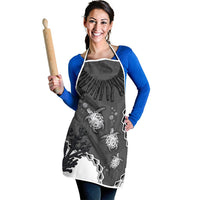 Black Coral Hawaii Apron Ekaha Ku Moana Honu Sea Turtle