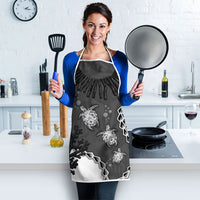 Black Coral Hawaii Apron Ekaha Ku Moana Honu Sea Turtle