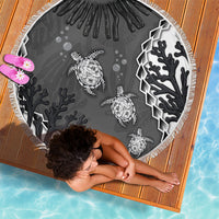 Black Coral Hawaii Beach Blanket Ekaha Ku Moana Honu Sea Turtle