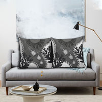 Black Coral Hawaii Pillow Cover Ekaha Ku Moana Honu Sea Turtle