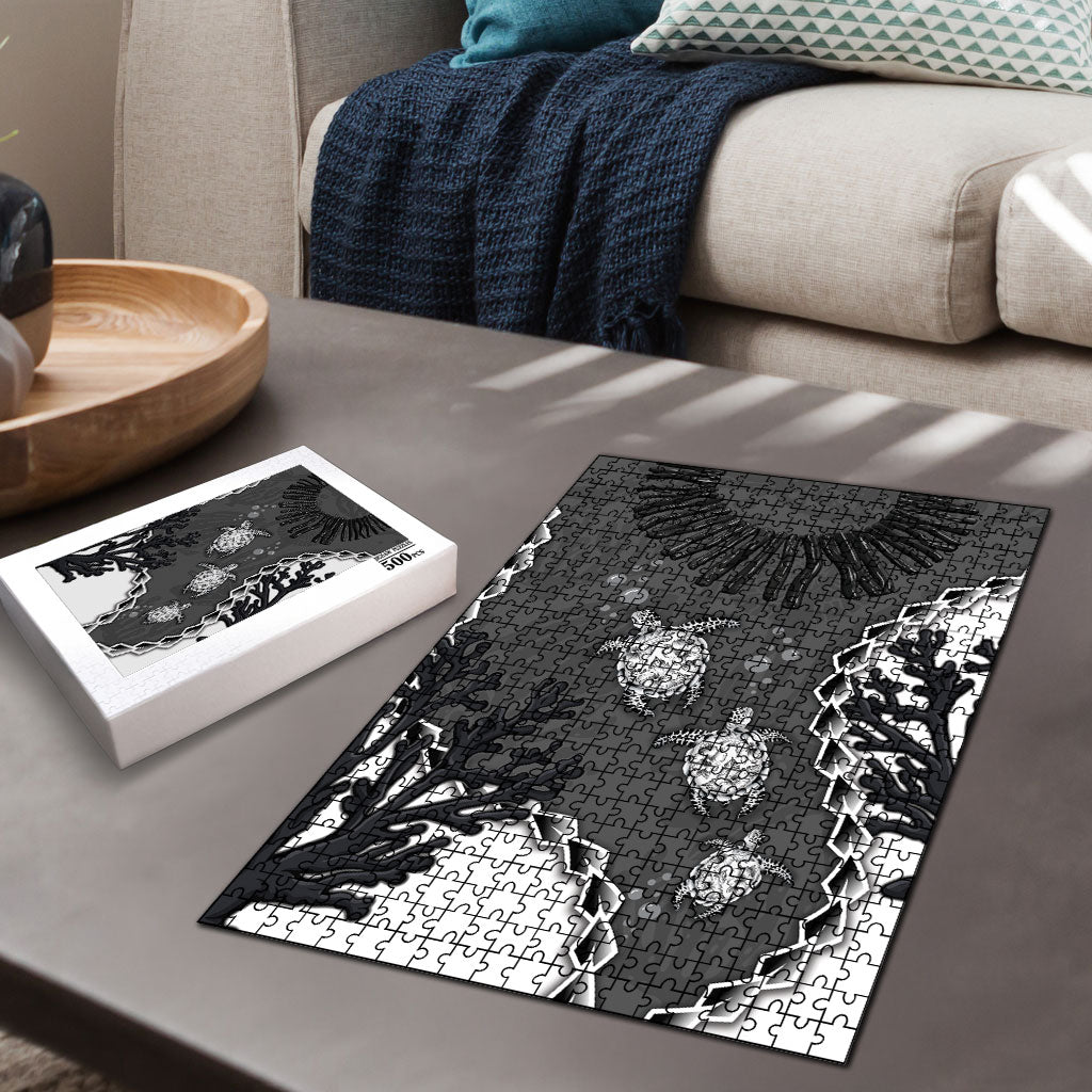 Black Coral Hawaii Puzzle Ekaha Ku Moana Honu Sea Turtle