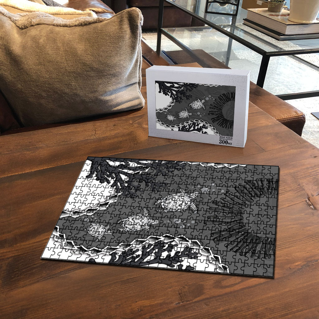 Black Coral Hawaii Puzzle Ekaha Ku Moana Honu Sea Turtle