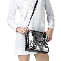 Black Coral Hawaii Shoulder Handbag Ekaha Ku Moana Honu Sea Turtle