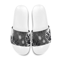 Black Coral Hawaii Slide Sandals Ekaha Ku Moana Honu Sea Turtle