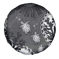 Black Coral Hawaii Spare Tire Cover Ekaha Ku Moana Honu Sea Turtle