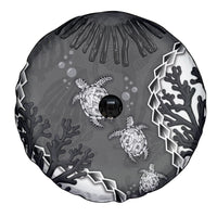 Black Coral Hawaii Spare Tire Cover Ekaha Ku Moana Honu Sea Turtle