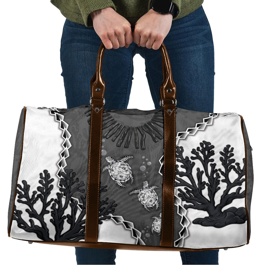 Black Coral Hawaii Travel Bag Ekaha Ku Moana Honu Sea Turtle