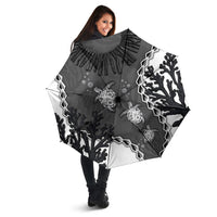 Black Coral Hawaii Umbrella Ekaha Ku Moana Honu Sea Turtle