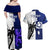 Custom Fiji And Scotland Rugby Couples Matching Off Shoulder Maxi Dress and Hawaiian Shirt Fijian Tapa Pattern With Thistle LT14 - Polynesian Pride