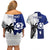 Custom Fiji And Scotland Rugby Couples Matching Off Shoulder Short Dress and Hawaiian Shirt Fijian Tapa Pattern With Thistle LT14 - Polynesian Pride