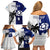 Custom Fiji And Scotland Rugby Family Matching Off Shoulder Short Dress and Hawaiian Shirt Fijian Tapa Pattern With Thistle LT14 - Polynesian Pride