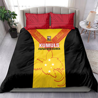 Papua New Guinea Rubgby Bedding Set Pacific 2023 Go PNG Kumuls LT14 - Polynesian Pride
