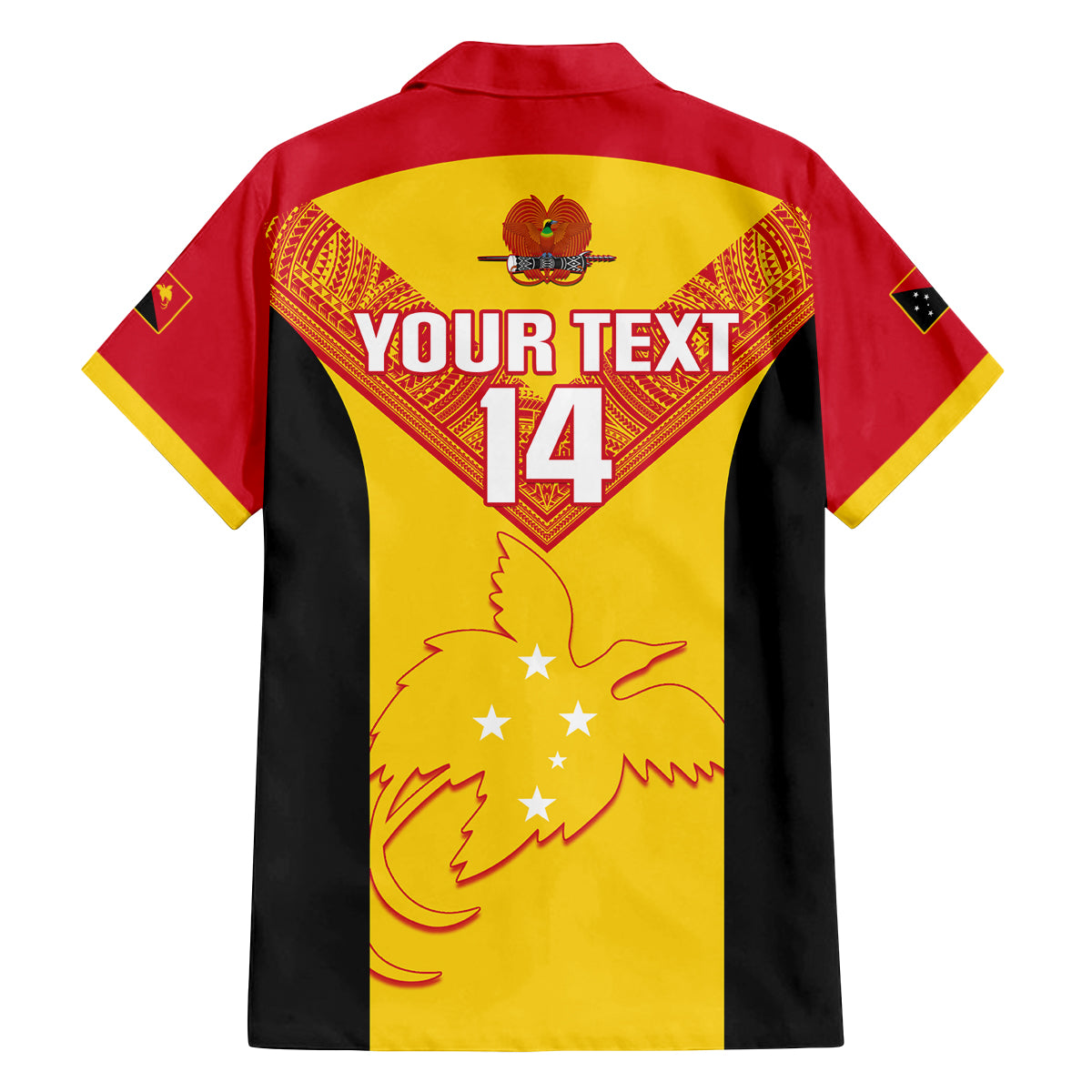 Custom Papua New Guinea Rubgby Family Matching Off Shoulder Maxi Dress and Hawaiian Shirt Pacific 2023 Go PNG Kumuls LT14 - Polynesian Pride