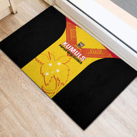 Papua New Guinea Rubgby Rubber Doormat Pacific 2023 Go PNG Kumuls LT14 - Polynesian Pride