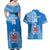 Custom Samoa Rugby Couples Matching Off Shoulder Maxi Dress and Hawaiian Shirt Pacific 2023 Go Toa Samoa LT14 - Polynesian Pride