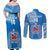 Custom Samoa Rugby Couples Matching Off Shoulder Maxi Dress and Long Sleeve Button Shirts Pacific 2023 Go Toa Samoa LT14 - Polynesian Pride