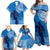 Custom Samoa Rugby Family Matching Off Shoulder Maxi Dress and Hawaiian Shirt Pacific 2023 Go Toa Samoa LT14 - Polynesian Pride