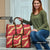 Red Palaka Hawaii Mele Kalikimaka Travel Bag Ohia Lehua Monstera Puakenikeni Lei - Polynesian Pride