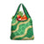 Green Palaka Hawaii Mele Kalikimaka Grocery Bag Ohia Lehua Monstera Puakenikeni Lei - Polynesian Pride