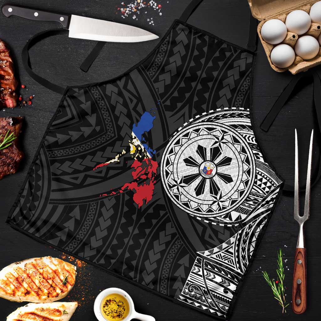 Philippines Strong Apron Filipino Map Polynesian Tattoo - Polynesian Pride