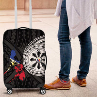 Philippines Strong Luggage Cover Filipino Map Polynesian Tattoo - Polynesian Pride