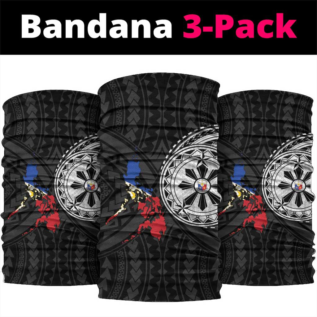 Philippines Strong Neck Gaiter Filipino Map Polynesian Tattoo - Polynesian Pride