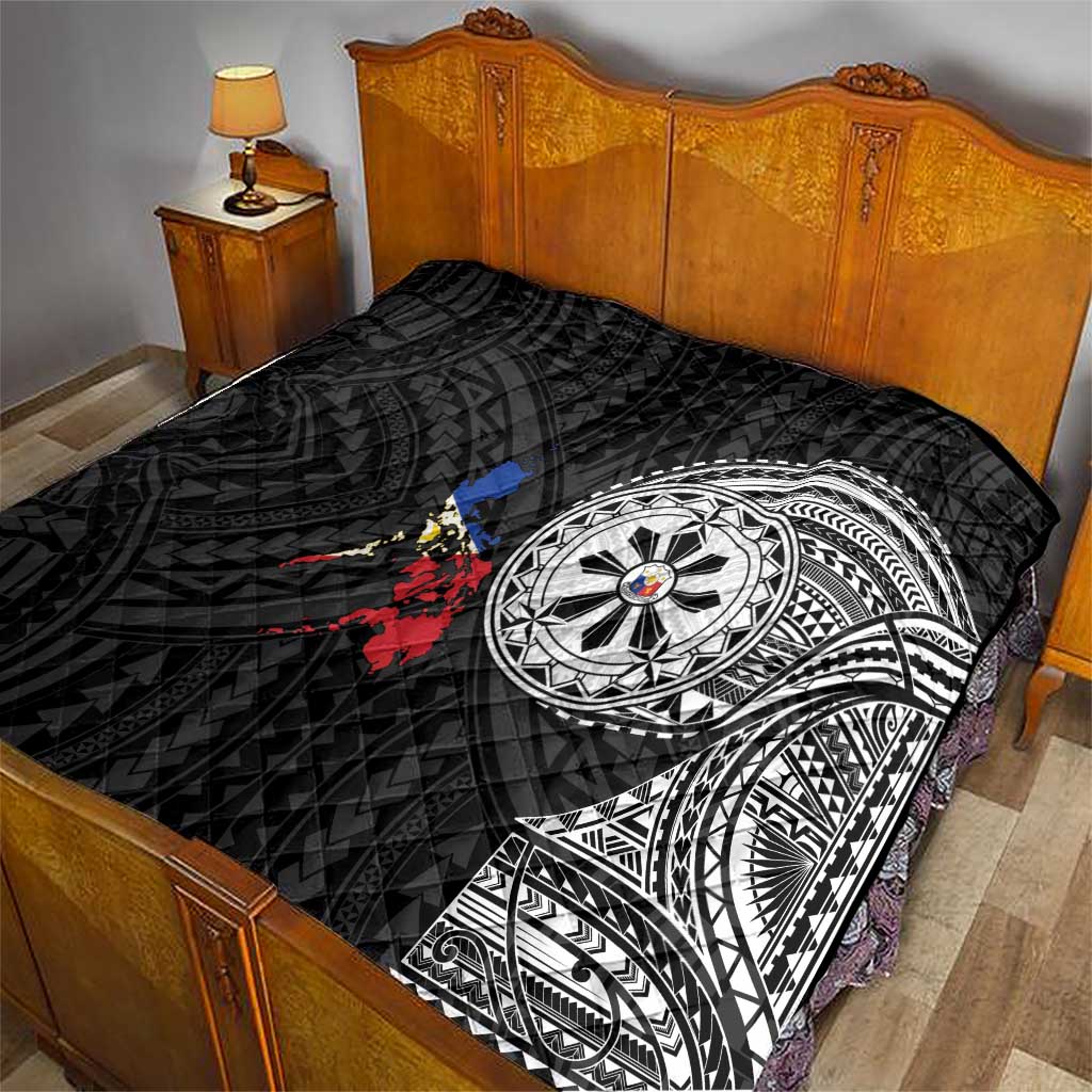 Philippines Strong Quilt Filipino Map Polynesian Tattoo - Polynesian Pride