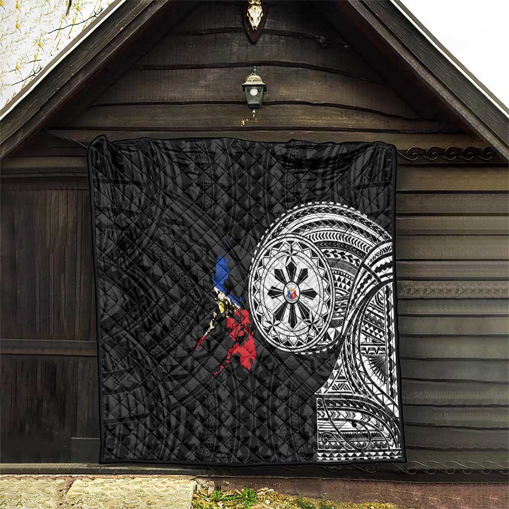 Philippines Strong Quilt Filipino Map Polynesian Tattoo - Polynesian Pride