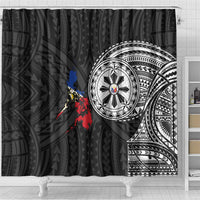 Philippines Strong Shower Curtain Filipino Map Polynesian Tattoo - Polynesian Pride