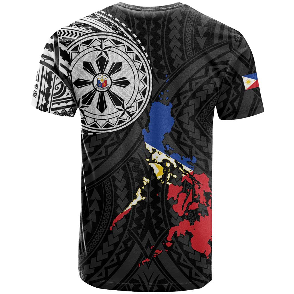 Philippines Strong T Shirt Filipino Map Polynesian Tattoo - Polynesian Pride