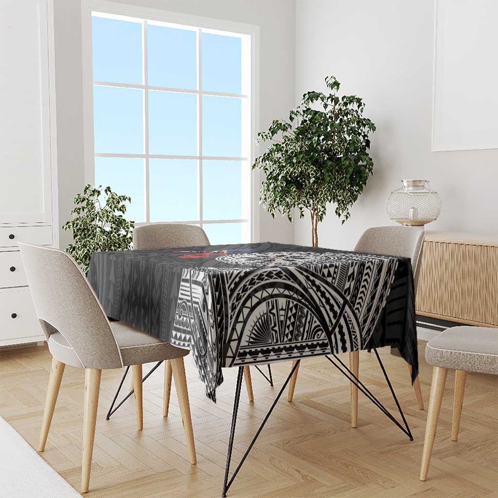 Philippines Strong Tablecloth Filipino Map Polynesian Tattoo - Polynesian Pride