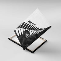 New Zealand Lawn Bowls Custom Canvas Wall Art Aotearoa Silver Fern - Polynesian Pride