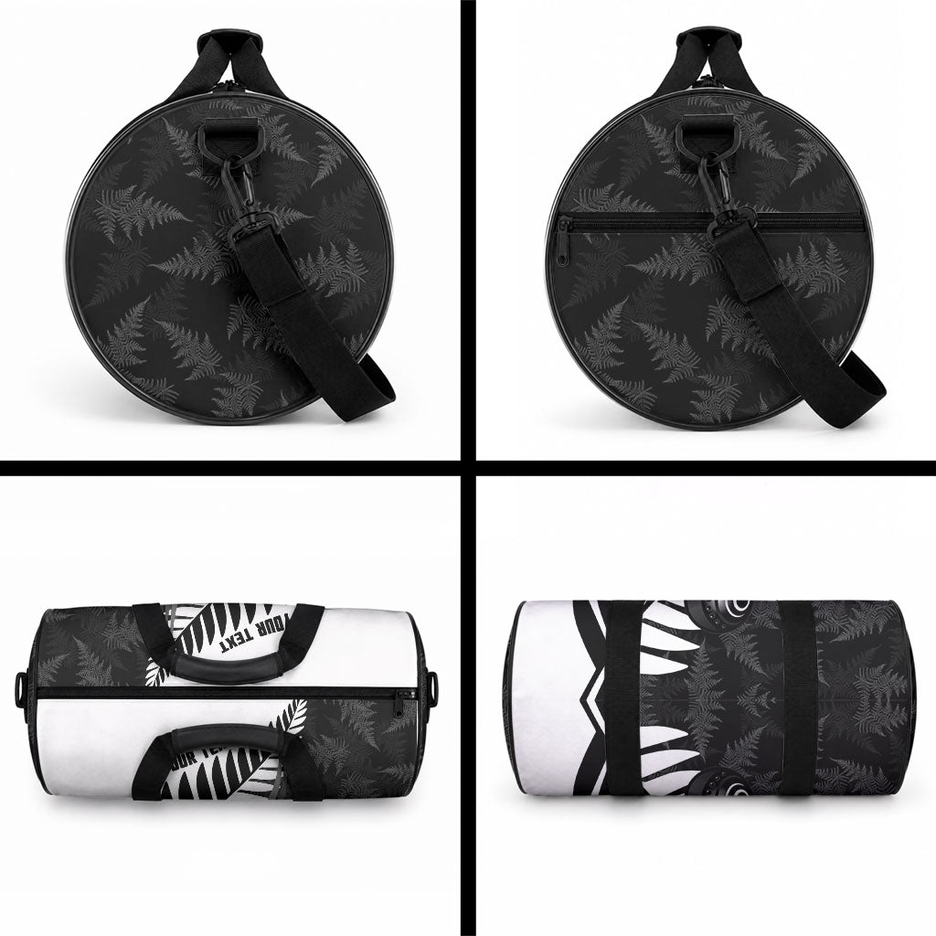 New Zealand Lawn Bowls Custom Duffle Bag Aotearoa Silver Fern
