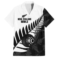 New Zealand Lawn Bowls Custom Family Matching Summer Maxi Dress and Hawaiian Shirt Aotearoa Silver Fern - Polynesian Pride
