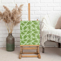 Green Hawaii Kalo Palaka Motifs Canvas Wall Art Hawaiian Taro Leaves Elegant Vibes - Polynesian Pride