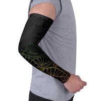 Aloha Hawaii Kalo Arm Sleeves Reggae Taro Polynesian Pattern - Polynesian Pride