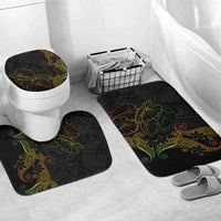 Aloha Hawaii Kalo Bathroom Set Reggae Taro Polynesian Pattern - Polynesian Pride