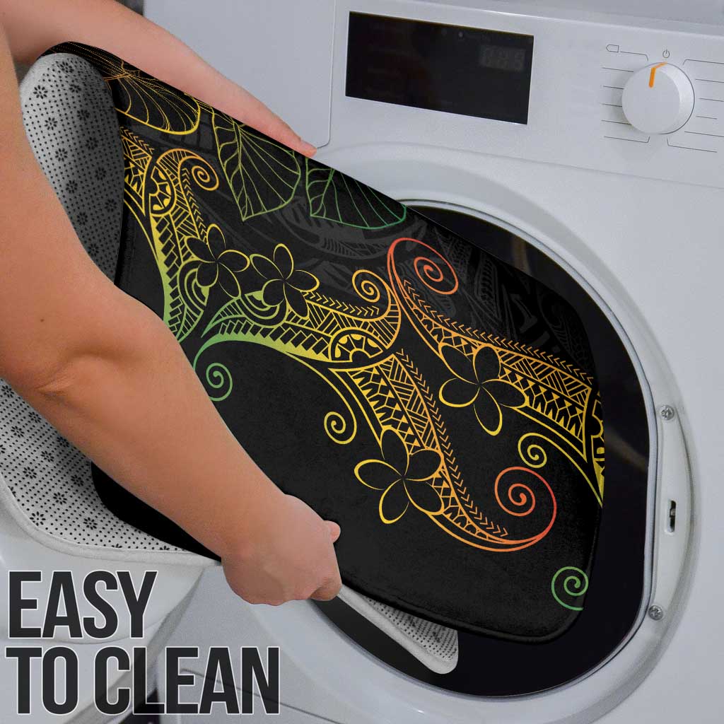 Aloha Hawaii Kalo Bathroom Set Reggae Taro Polynesian Pattern - Polynesian Pride