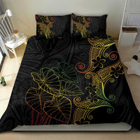 Aloha Hawaii Kalo Bedding Set Reggae Taro Polynesian Pattern - Polynesian Pride