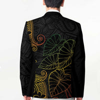 Aloha Hawaii Kalo Blazer Reggae Taro Polynesian Pattern - Polynesian Pride