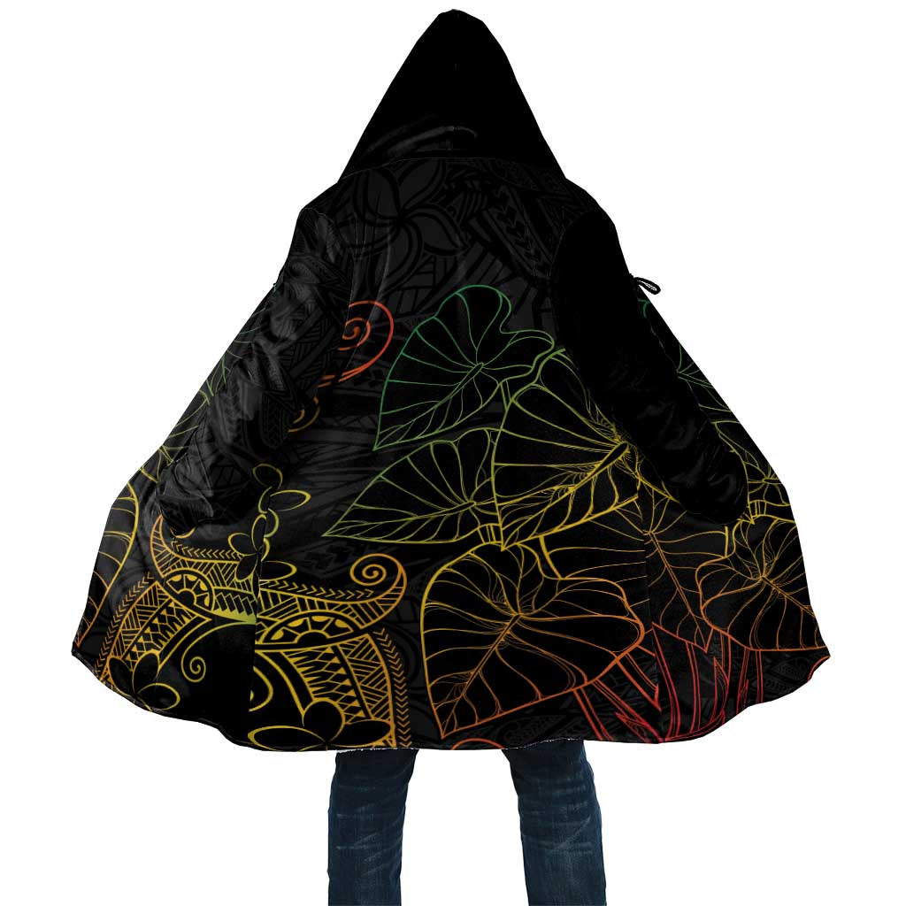 Aloha Hawaii Kalo Cloak Reggae Taro Polynesian Pattern - Polynesian Pride