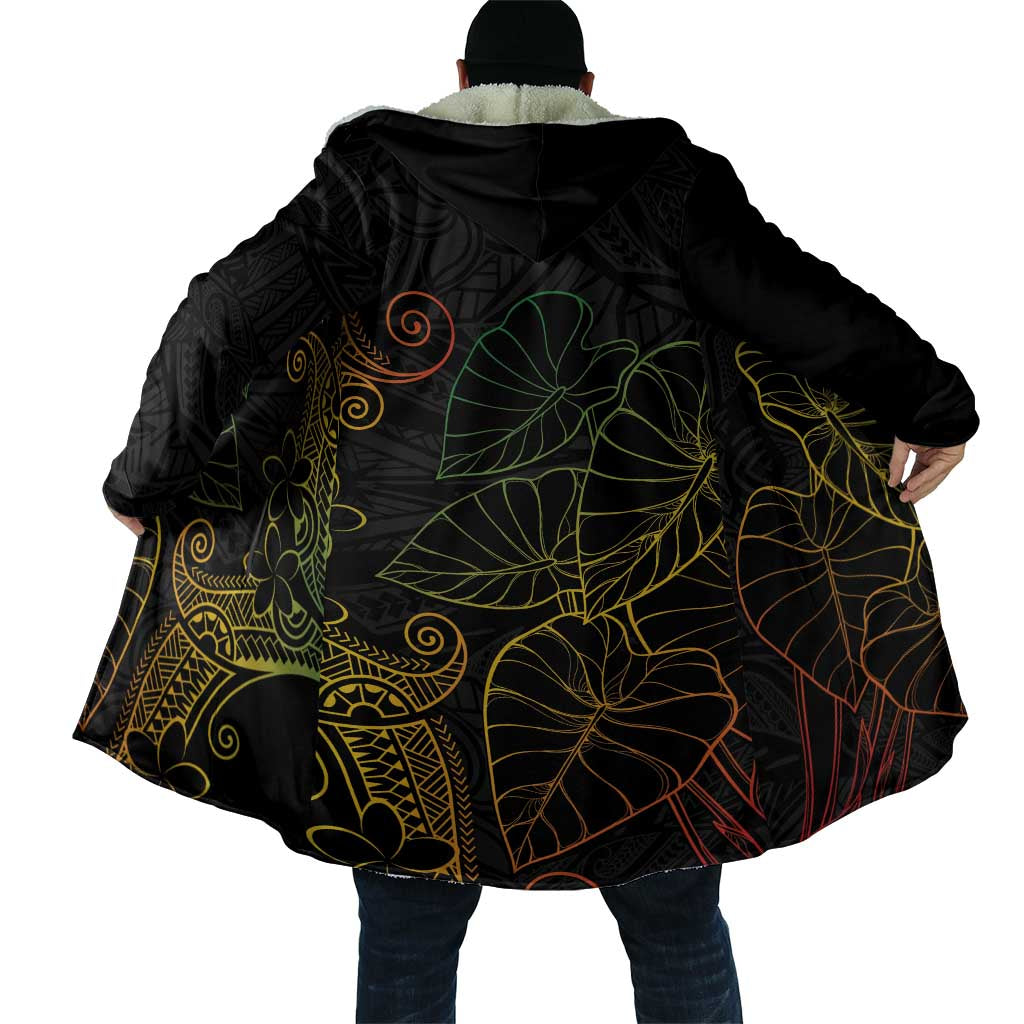Aloha Hawaii Kalo Cloak Reggae Taro Polynesian Pattern - Polynesian Pride