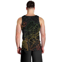 Aloha Hawaii Kalo Men Tank Top Reggae Taro Polynesian Pattern - Polynesian Pride